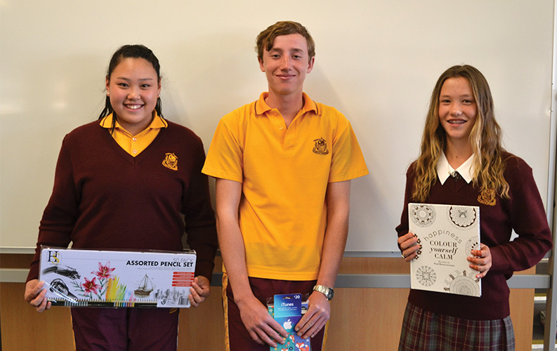 La Sale Academy students using WordFlyers