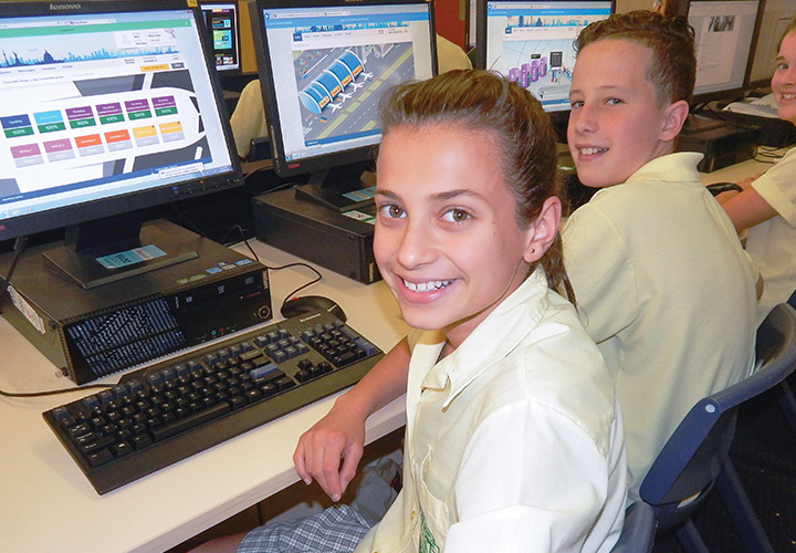 Tuggerah Lakes Secondary College students using WordFlyers